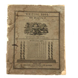 Lewis Betts' 1853 Penmanship Practice Notebook with Great Sentences, Milton MA