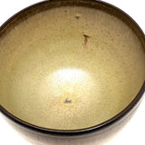 Radiant, One of a Kind Make Do Edwin and Mary Scheier Vessel with Hand Hammered Copper Foot