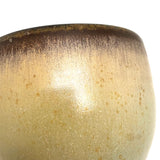 Radiant, One of a Kind Make Do Edwin and Mary Scheier Vessel with Hand Hammered Copper Foot