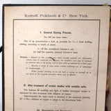 120 Colours on Loose Cotton, Late 19th C. Kuttroff, Pickhardt & Co.NYC Salesman Sample