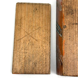 Early 19th Century Hand-carved Slide Lid Box in Glorious, Joyful Original Paint