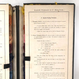 120 Colours on Loose Cotton, Late 19th C. Kuttroff, Pickhardt & Co.NYC Salesman Sample