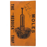 Keep This Card. C. 1920s "Reddick" Mole Trap Trade Card