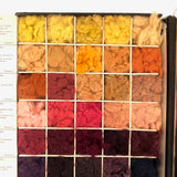 120 Colours on Loose Cotton, Late 19th C. Kuttroff, Pickhardt & Co.NYC Salesman Sample