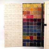 120 Colours on Loose Cotton, Late 19th C. Kuttroff, Pickhardt & Co.NYC Salesman Sample