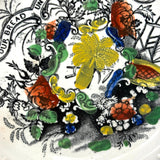 Our Bread Untaxed, Our Commerce Free: Scarce and Timely c. 1830s Anti-Corn Law Staffordshire Child's Plate