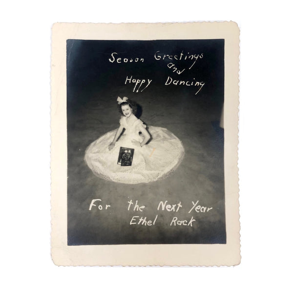 Happy Dancing For The Next Year From Ethel Rack! Vintage Snapshot