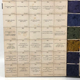 120 Colours on Loose Cotton, Late 19th C. Kuttroff, Pickhardt & Co.NYC Salesman Sample