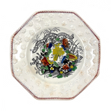 Our Bread Untaxed, Our Commerce Free: Scarce and Timely c. 1830s Anti-Corn Law Staffordshire Child's Plate