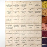 120 Colours on Loose Cotton, Late 19th C. Kuttroff, Pickhardt & Co.NYC Salesman Sample