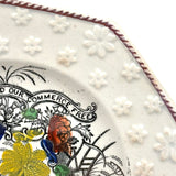 Our Bread Untaxed, Our Commerce Free: Scarce and Timely c. 1830s Anti-Corn Law Staffordshire Child's Plate