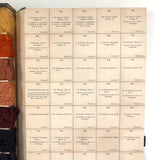 120 Colours on Loose Cotton, Late 19th C. Kuttroff, Pickhardt & Co.NYC Salesman Sample