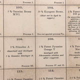 120 Colours on Loose Cotton, Late 19th C. Kuttroff, Pickhardt & Co.NYC Salesman Sample