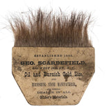 C. 1860s Geo. Scardefield Advertising Promotional Gold Leaf (Squirrel Hair) Brush