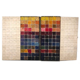 120 Colours on Loose Cotton, Late 19th C. Kuttroff, Pickhardt & Co.NYC Salesman Sample