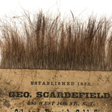 C. 1860s Geo. Scardefield Advertising Promotional Gold Leaf (Squirrel Hair) Brush