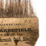 C. 1860s Geo. Scardefield Advertising Promotional Gold Leaf (Squirrel Hair) Brush