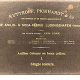 120 Colours on Loose Cotton, Late 19th C. Kuttroff, Pickhardt & Co.NYC Salesman Sample