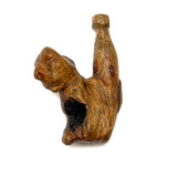 Diminutive, Very Folky Carved Pipe with Face, Found in Maine