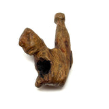 Diminutive, Very Folky Carved Pipe with Face, Found in Maine