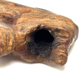 Diminutive, Very Folky Carved Pipe with Face, Found in Maine