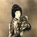 C. 1920s Striking Real Photo Postcard of a Geisha