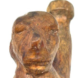 Diminutive, Very Folky Carved Pipe with Face, Found in Maine