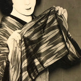 C. 1920s Striking Real Photo Postcard of a Geisha