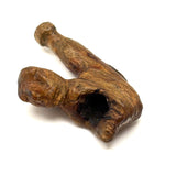 Diminutive, Very Folky Carved Pipe with Face, Found in Maine