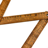 "Corn King" Manure Spreader, Timely Feeling Antique Advertising Ruler