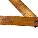 "Corn King" Manure Spreader, Timely Feeling Antique Advertising Ruler