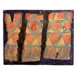 Daniel Buckler (British-American, b. 1945) Mid-Century Abstract Watercolor