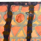 Daniel Buckler (British-American, b. 1945) Mid-Century Abstract Watercolor