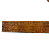 "Corn King" Manure Spreader, Timely Feeling Antique Advertising Ruler