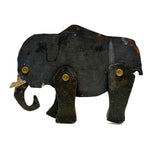 Hugely Empathetic Old Jointed Wooden Elephant