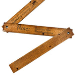 "Corn King" Manure Spreader, Timely Feeling Antique Advertising Ruler