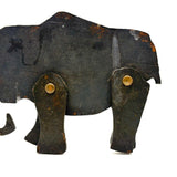 Hugely Empathetic Old Jointed Wooden Elephant
