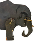 Hugely Empathetic Old Jointed Wooden Elephant