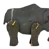 Hugely Empathetic Old Jointed Wooden Elephant