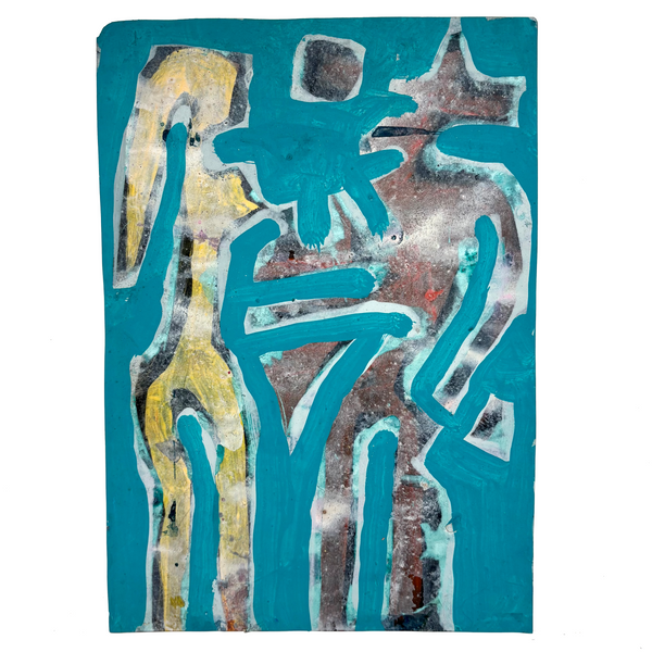 Daniel Buckler (b. 1945) , Voudon Felicite, Mixed Media on Paper Painting