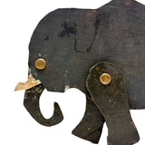 Hugely Empathetic Old Jointed Wooden Elephant