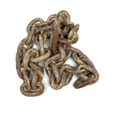 38 Inch Carved and Painted Whimsy Chain with Hook and Ring Ends