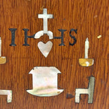 Friendship, Love and Truth, Mary Karowske's Wonderful Hidden Compartment Book Box with Carving and Inlays, 1900