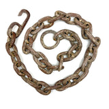 38 Inch Carved and Painted Whimsy Chain with Hook and Ring Ends
