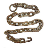 38 Inch Carved and Painted Whimsy Chain with Hook and Ring Ends