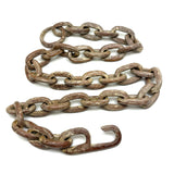 38 Inch Carved and Painted Whimsy Chain with Hook and Ring Ends