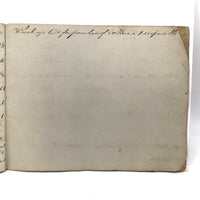 1870s Penmanship Notebook with Great Cover, Full
