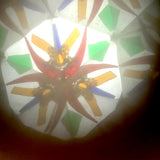 Rare Example: Early (c. 1840s) Handmade Brewster-Style Hexagonal Kaleidoscope