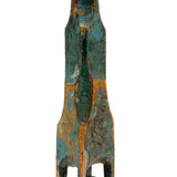 September 13, 1927 Carved Whimsy with Deco-esque Handle in Best Aqua Blue Paint
