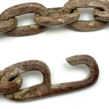 38 Inch Carved and Painted Whimsy Chain with Hook and Ring Ends